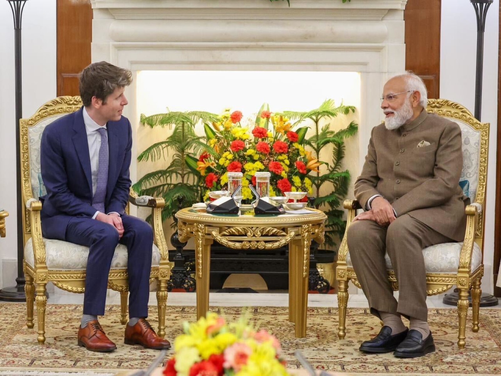 OpenAI CEO Sam Altman with PM Modi (Photo/X@sama)