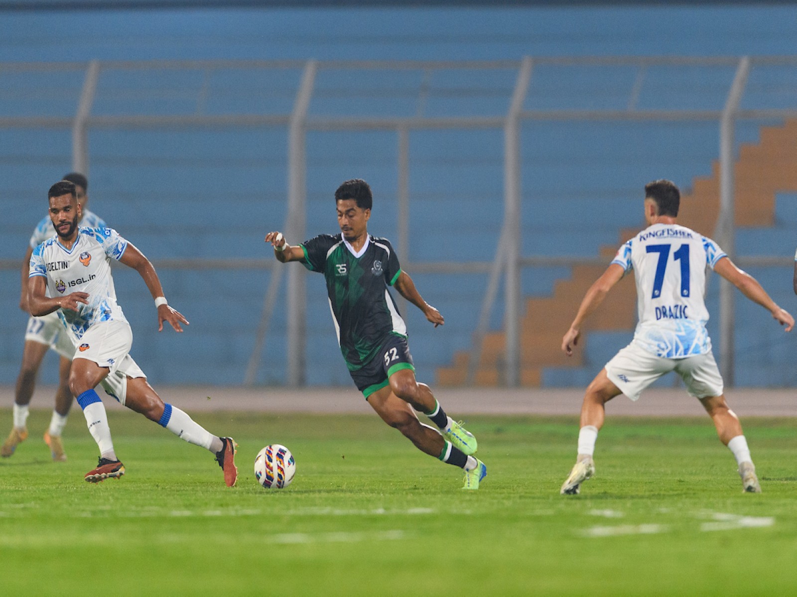 Mohammedan SC and FC Goa players in action (Photo: AIFF Media)