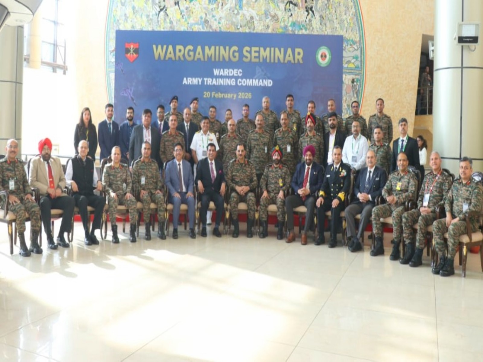 Indian Army Wargaming Seminar (Photo/PIB)