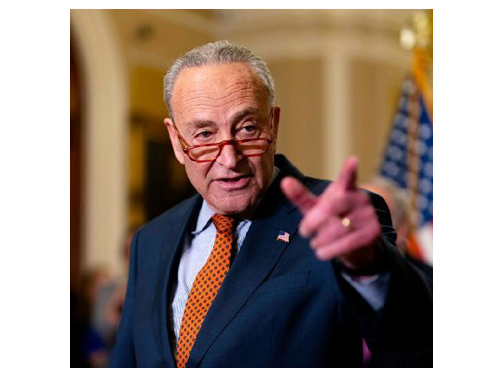  Senate Democratic leader Chuck Schumer (Photo/X/@SenSchumer)