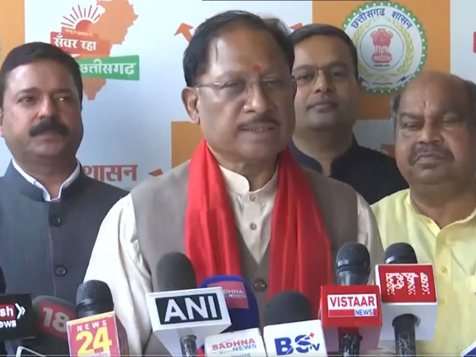 Chhattisgarh CM Vishnu Deo Sai (Photo: ANI) 