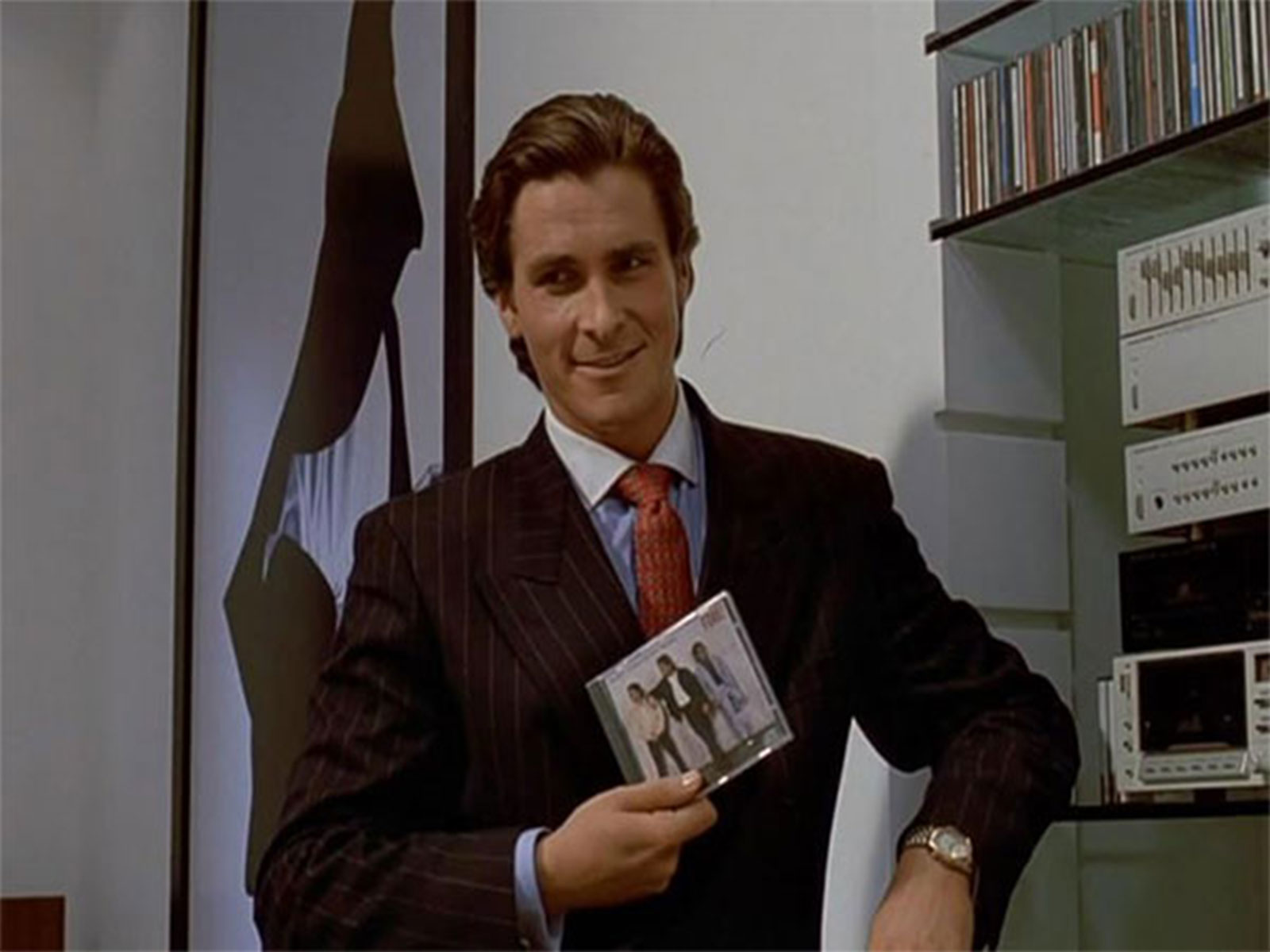 Christan Bale as Patrick Bateman (Image Source: Instagram/@American Psycho)
