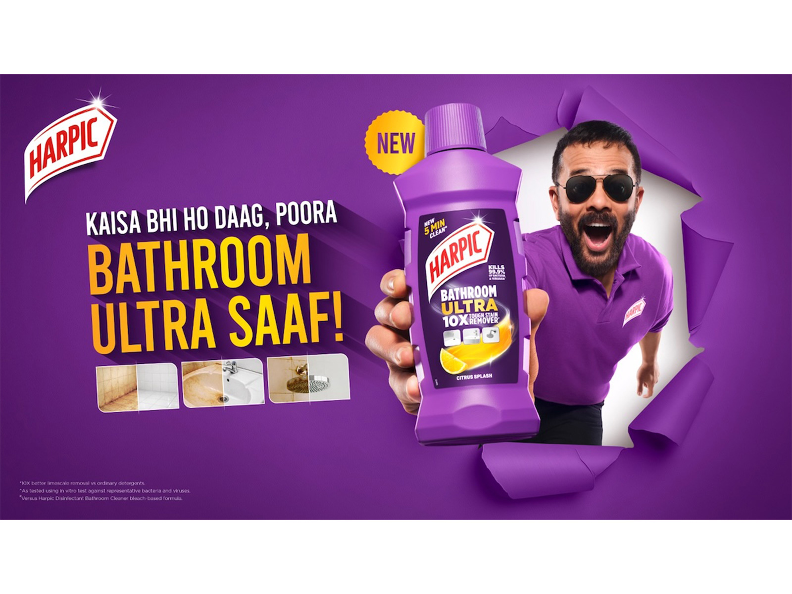 Harpic Launches New Harpic Bathroom Ultra Cleaner, Its Biggest Innovation in Bathroom Cleaning in a Decade; Welcomes Rohit Shetty as Brand Ambassador