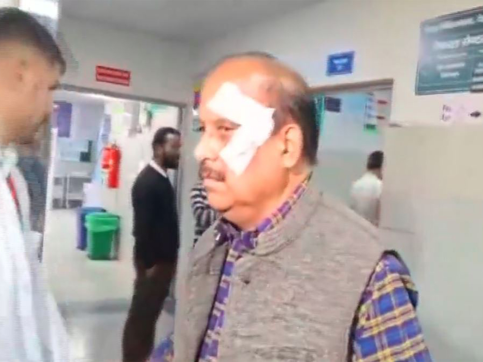 Director of Primary Education Ajay Kumar Naudiyal at Coronation Hospital (Photo/ANI)