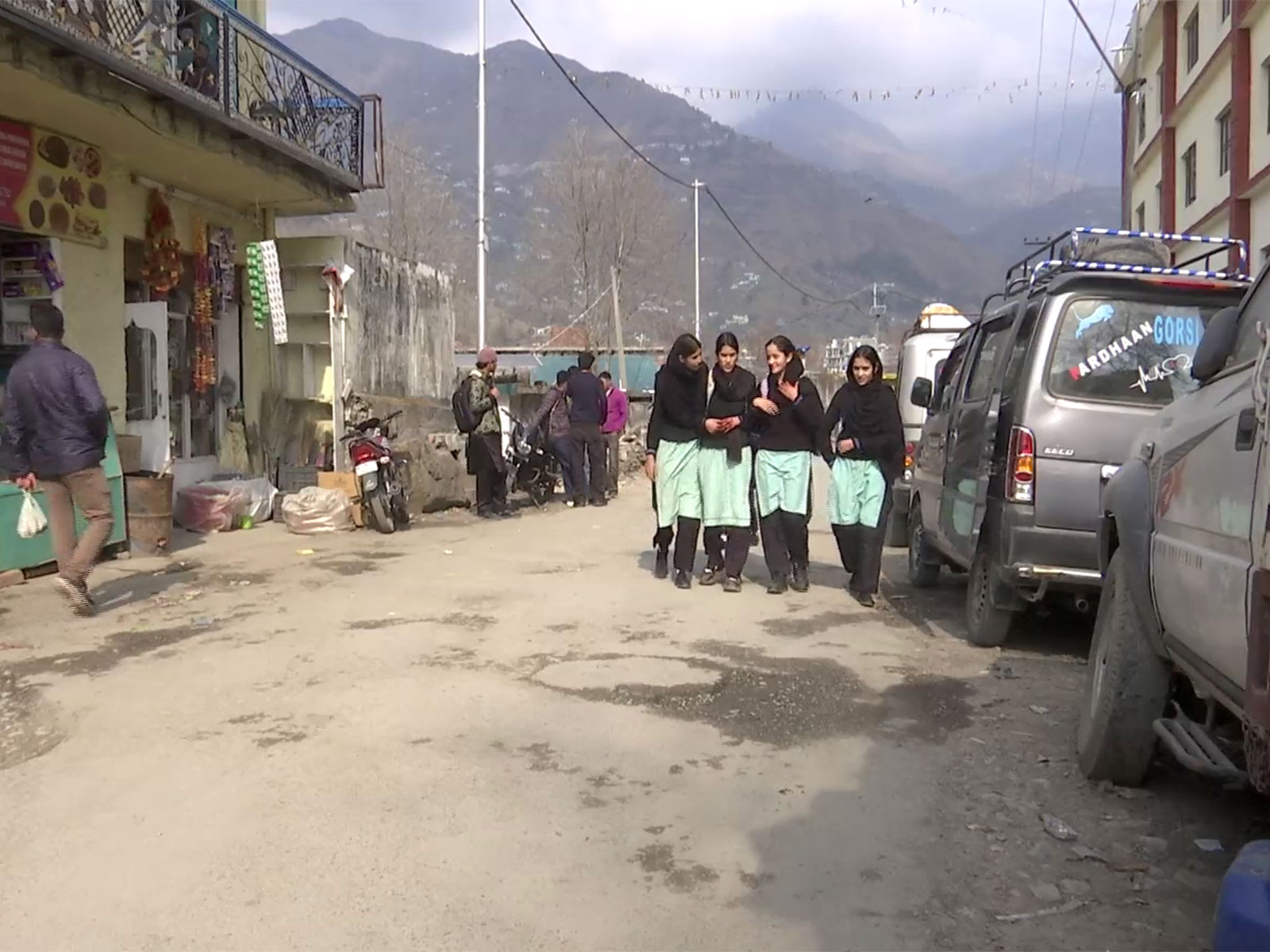 Visual from Darhal Tehsil in Rajouri Sector of Jammu and Kashmir (Photo/ANI)