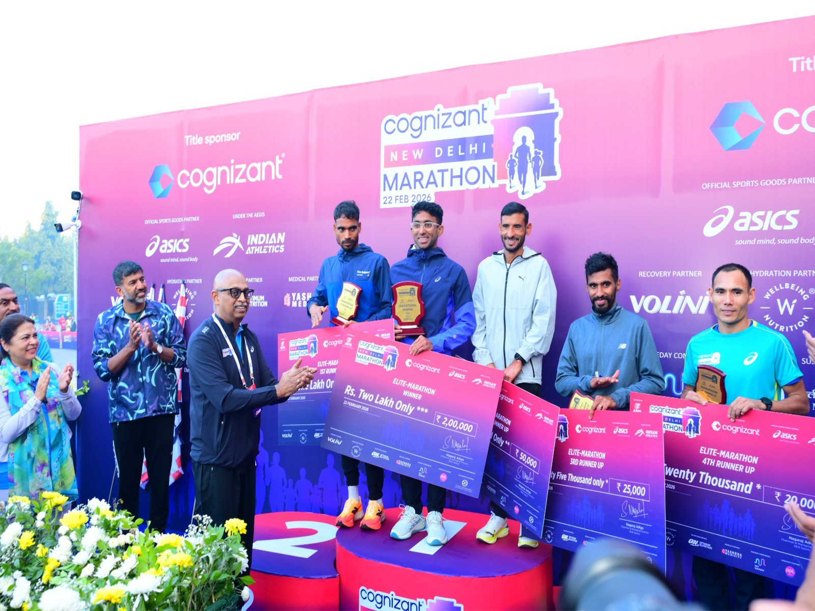 Kartik Karkera dazzles in Cognizant New Delhi Marathon (Photo: Cognizant New Delhi Marathon)