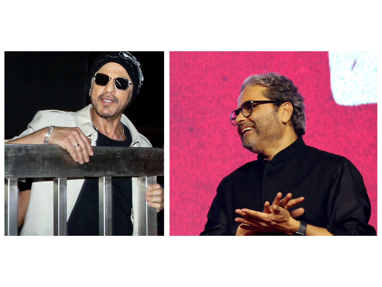 Actor Shah Rukh Khan and filmmaker Vishal Bhardwaj (Image source: ANI)