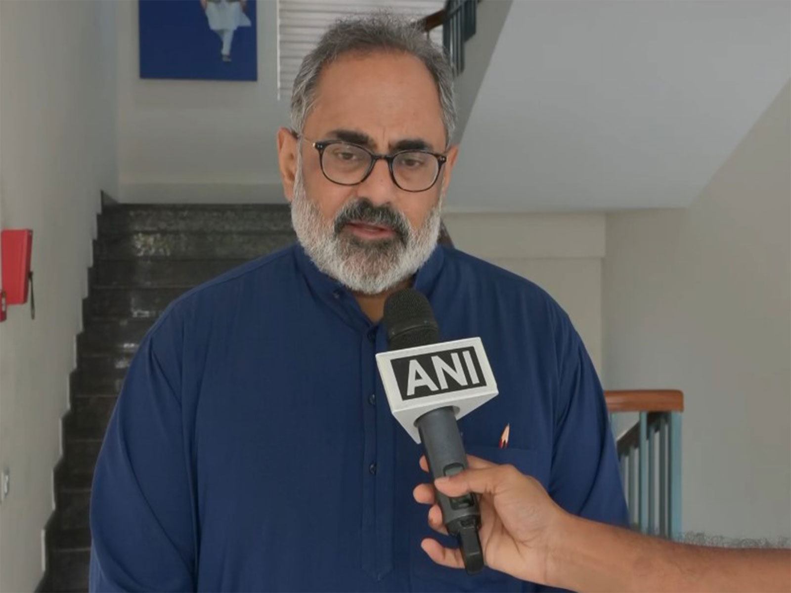 Kerala BJP President Rajeev Chandrasekhar (Photo/ANI)