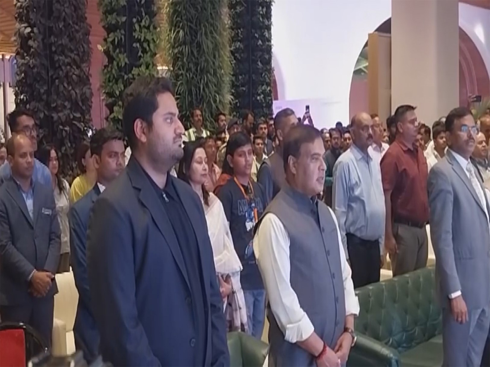 Jeet Adani, Director, Adani Airport Holdings Ltd (AAHL) and Dr Himanta Biswa Sarma, Chief Minister, Assam (Photo/ANI)