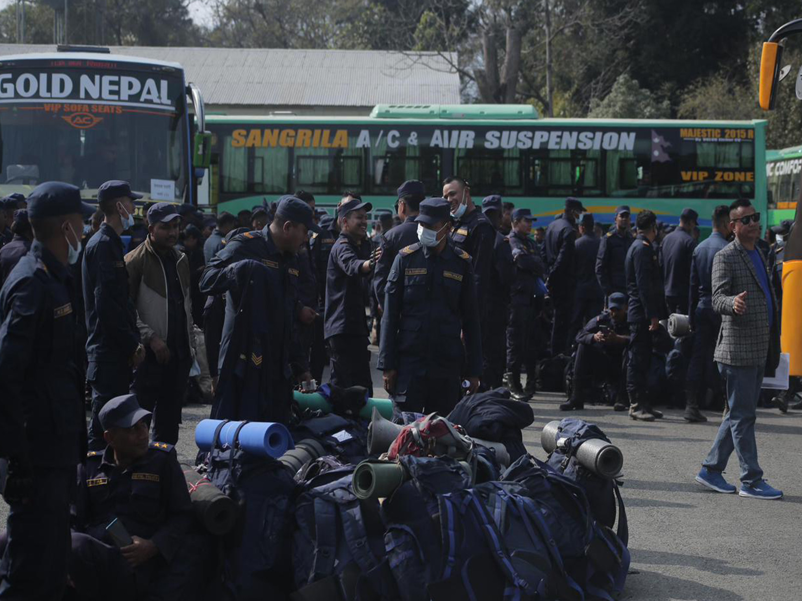 Additional security forces deployed to districts outside Kathmandu valley (Photo/ANI)