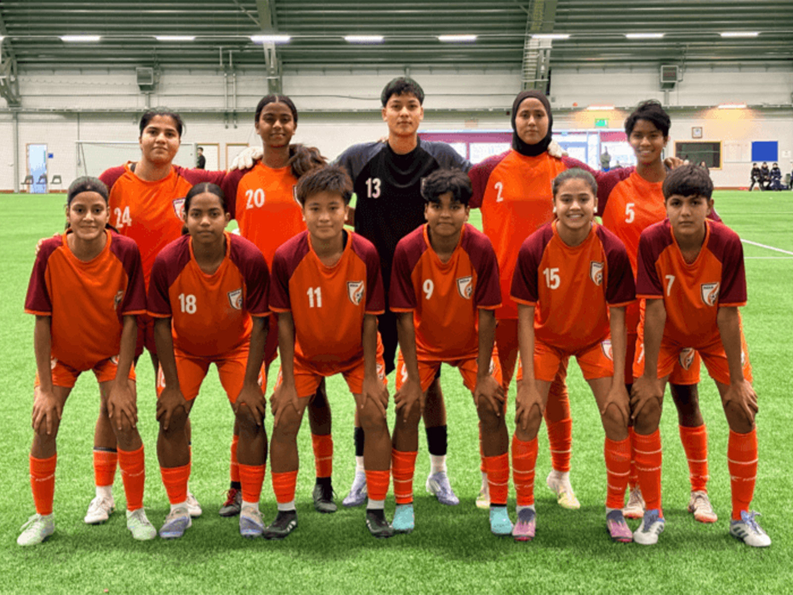 India U20 women drub Swedish club Taby FK in friendly. (Photo/AIFF)