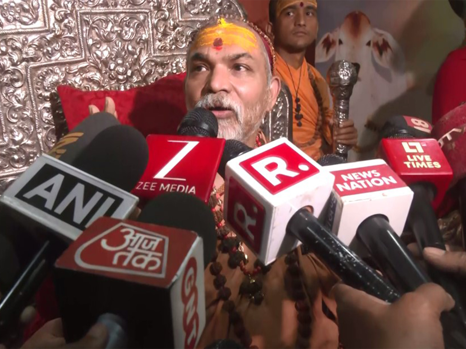 Shankaracharya Swami Avimukteshwaranand Saraswati (Photo: ANI) 