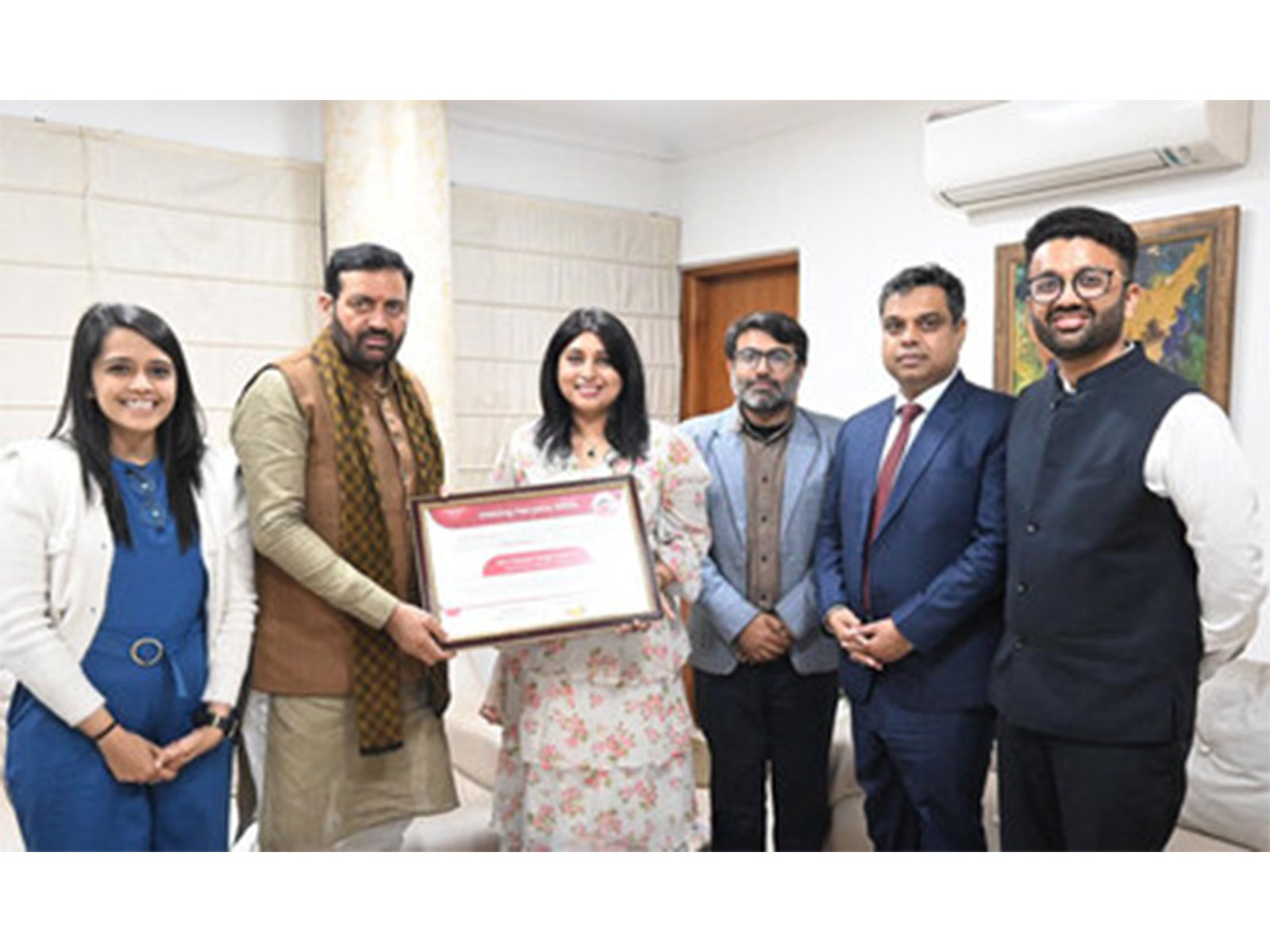 Shri Nayab Singh Saini Ji, Hon'ble Chief Minister of Haryana, Ms. Shilpashree Muniswamappa, Director - ESG & Communications, Colgate-Palmolive (India) Limited