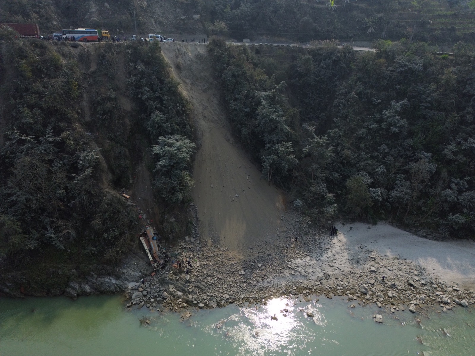 Bus accident in Nepal (Photo/ANI)