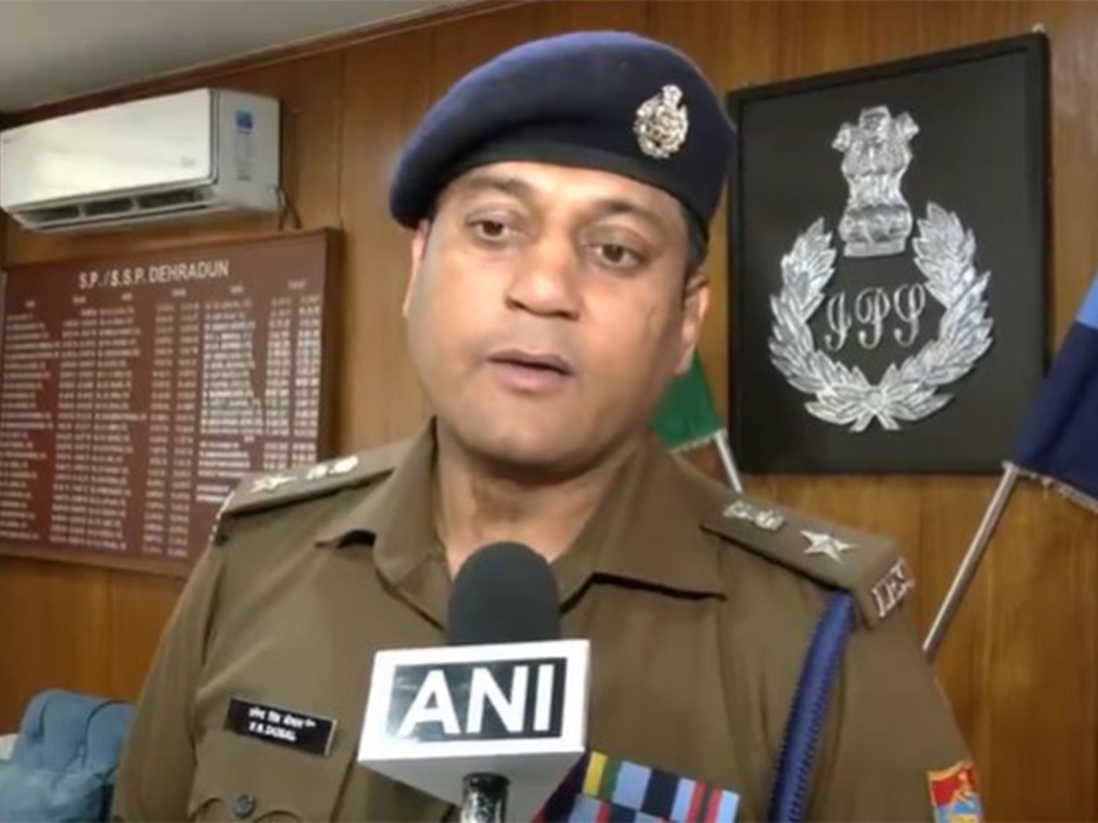 Senior Superintendent of Police (SSP) Dehradun Pramendra Dobhal (Photo/ANI)