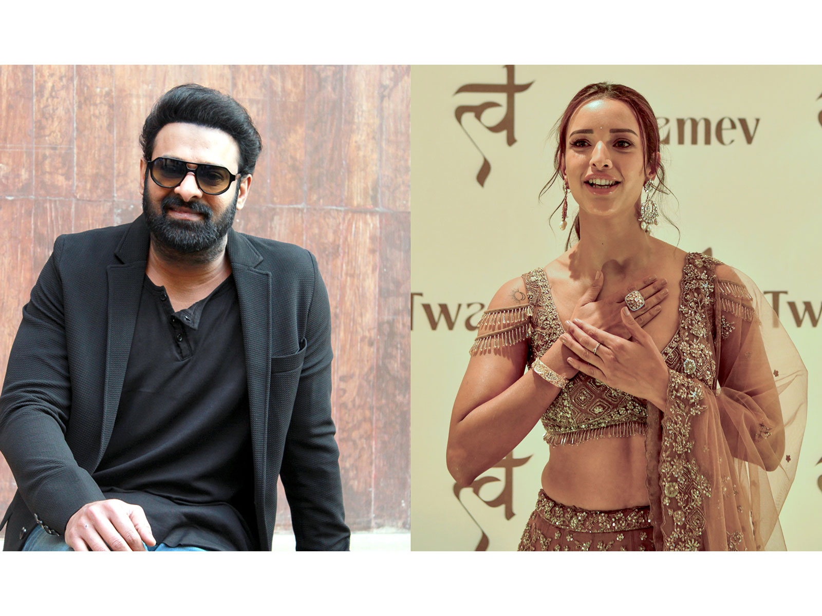 Prabhas wishes Triptii Dimri on her birthday (File photo/ANI)