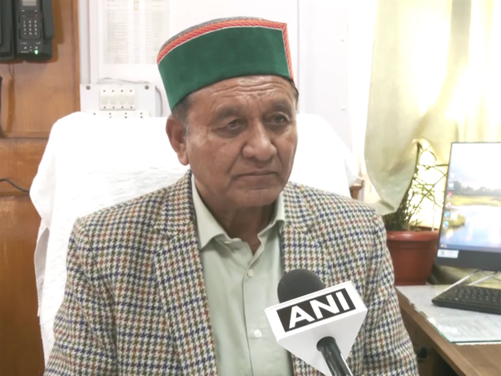 Himachal Pradesh Minister Jagat Singh Negi (Photo/ANI)