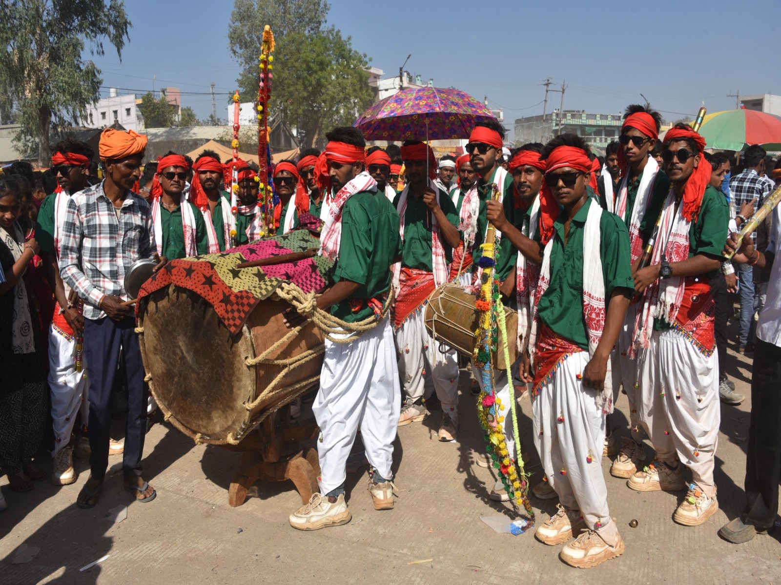 Tribal people are enjoying the Bhagoriya fest (Photo/DPR)