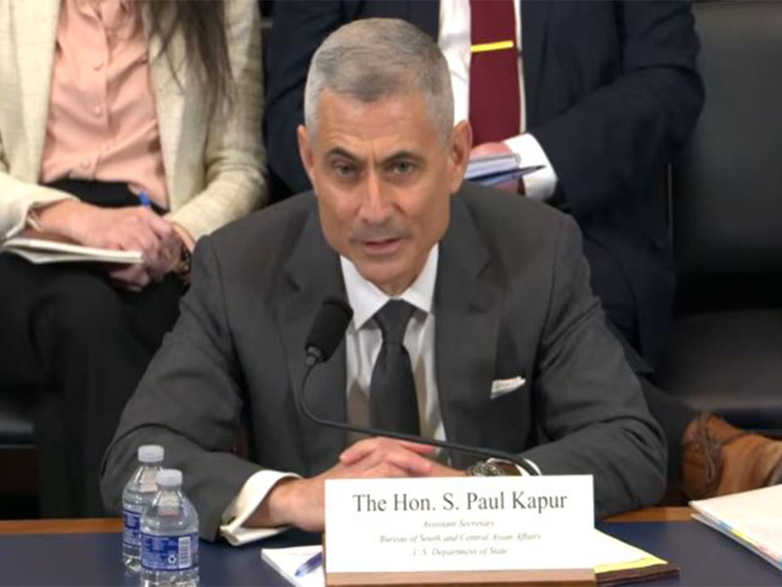 Paul Kapur, Assistant Secretary, Bureau of South and Central Asian Affairs Department of State (Photo/Youtube@HouseForeignGOP)