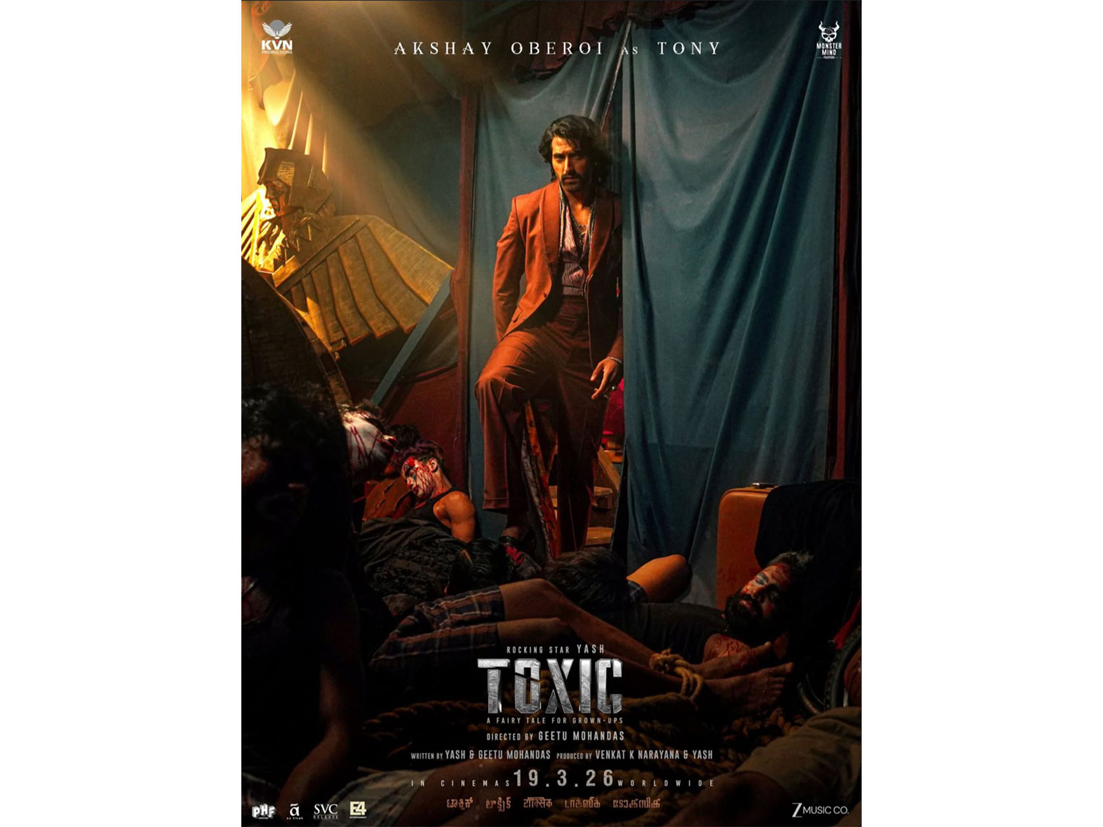 Poster of Akshay Oberoi's look (Image source: Makers of Toxic)
