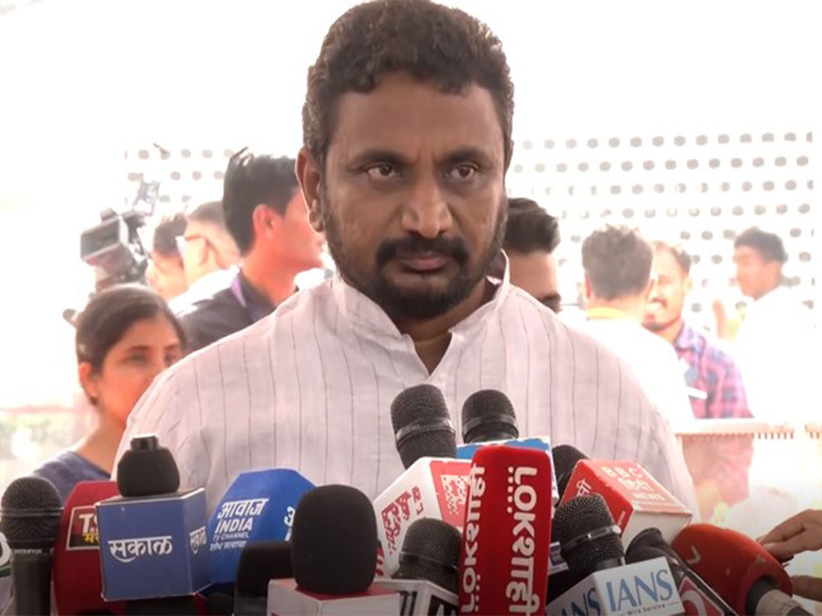 NCP leader Amol Mitkari (Photo/ANI) 