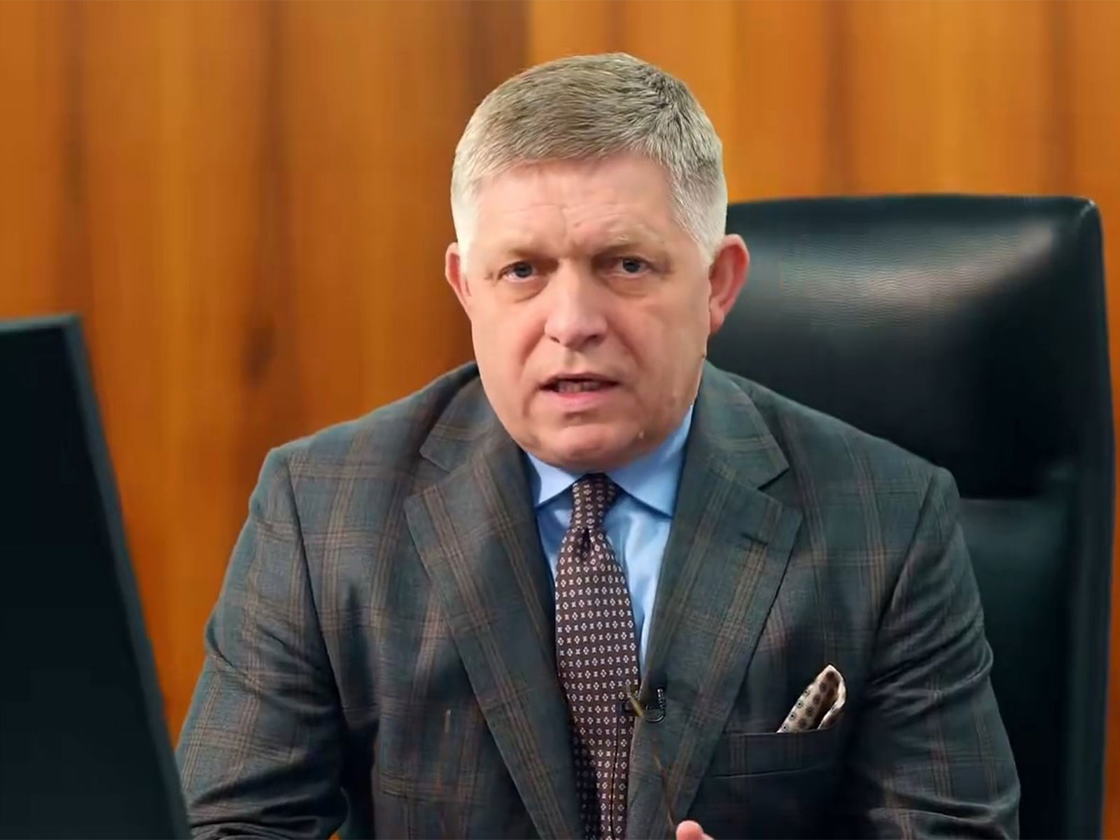 Slovakian Prime Minister Robert Fico (Photo/X@RobertFicoSVK)