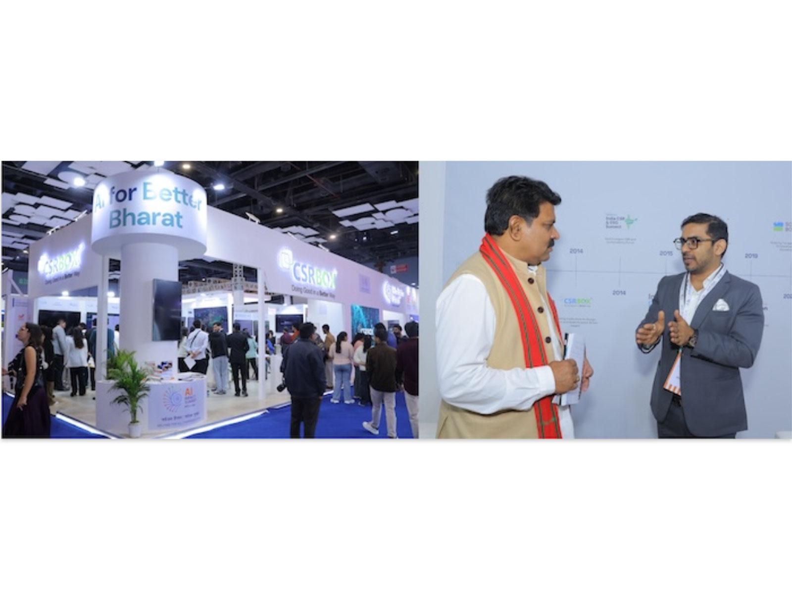 National Leadership and Changemakers Converge at CSRBOX's AI for Better Bharat® Pavilion
