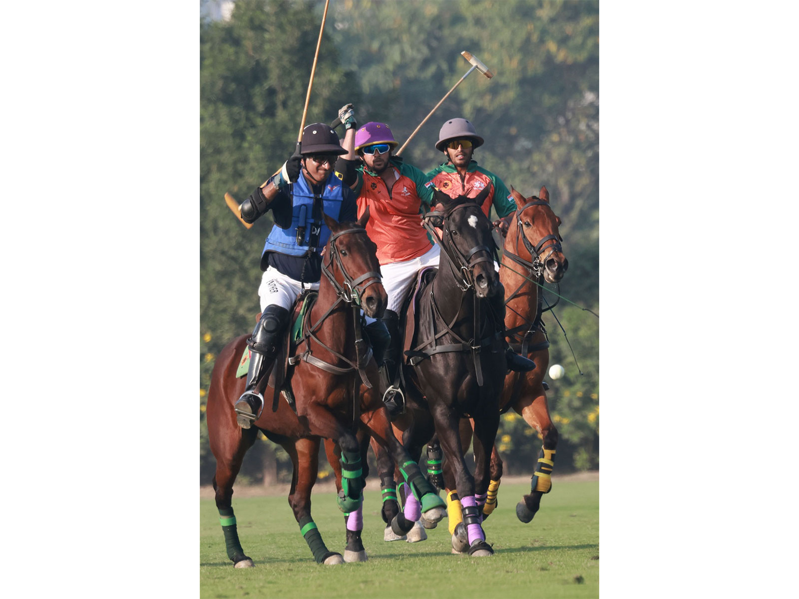 Polo players in action at Jindal Polo Estate Cup (Photo: Jindal Polo)