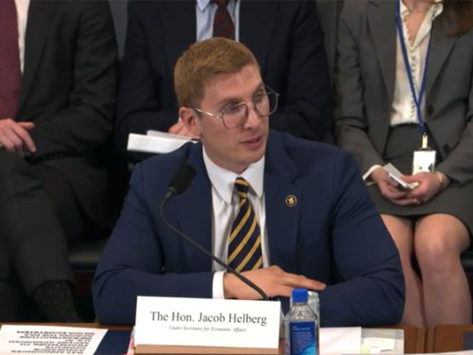 US Under Secretary of State for Economic Affairs, Jacob Helberg (Photo/US House Foreign Affairs Committee)