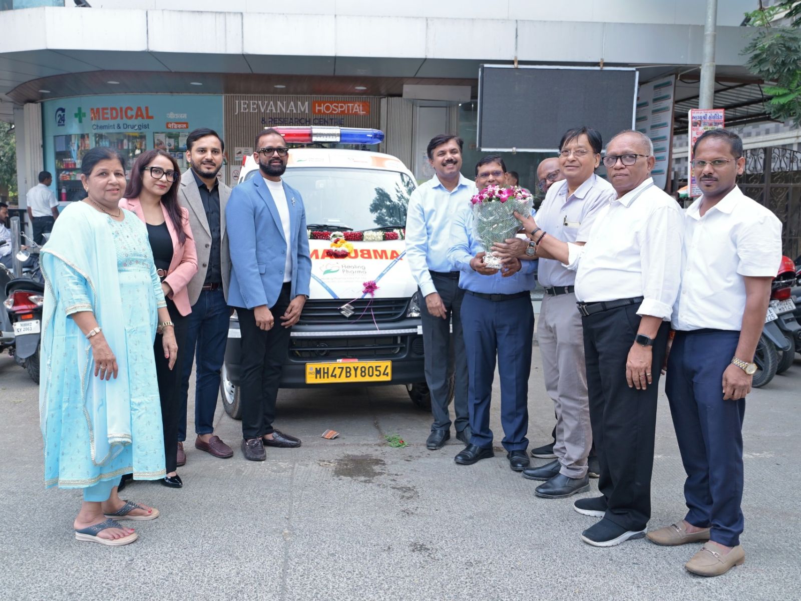 Healing Pharma Strengthens Its Lifesaving Mission with Another CSR Ambulance Donation in Mumbai