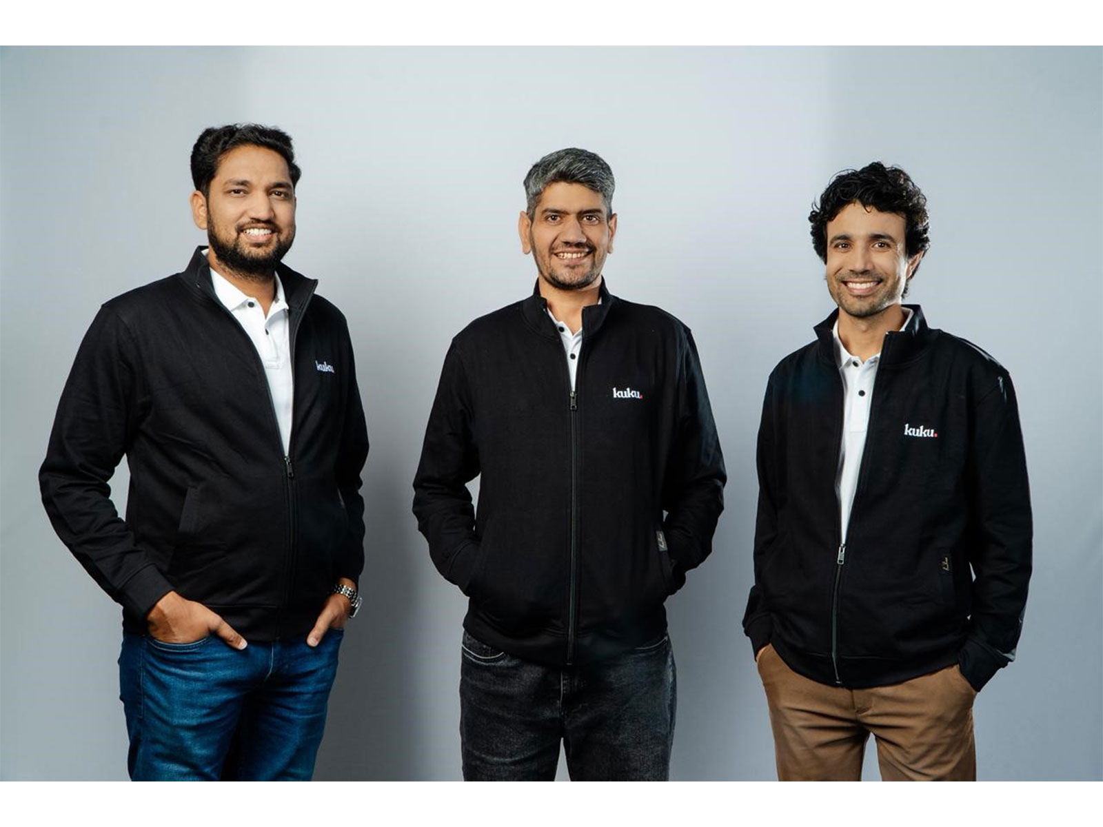 KUKU Founders L-R : Vikas Goyal, Lal Chand Bisu, Vinod Kumar Meena