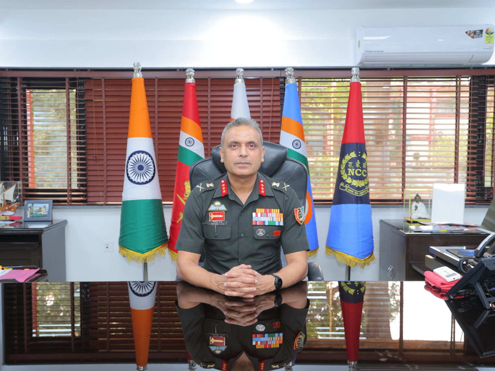 Director General of National Cadets Corps Lieutenant General Virendra Vats (Photo: x/@HQ_DG_NCC)