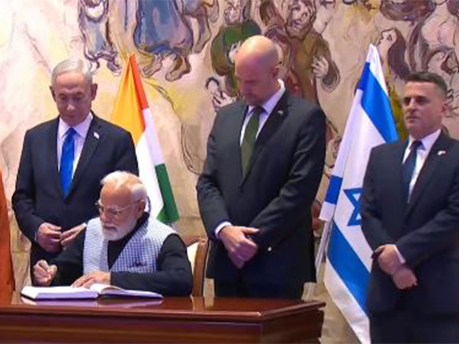 PM Modi in Israel (Photo/X@IsraeliPM)