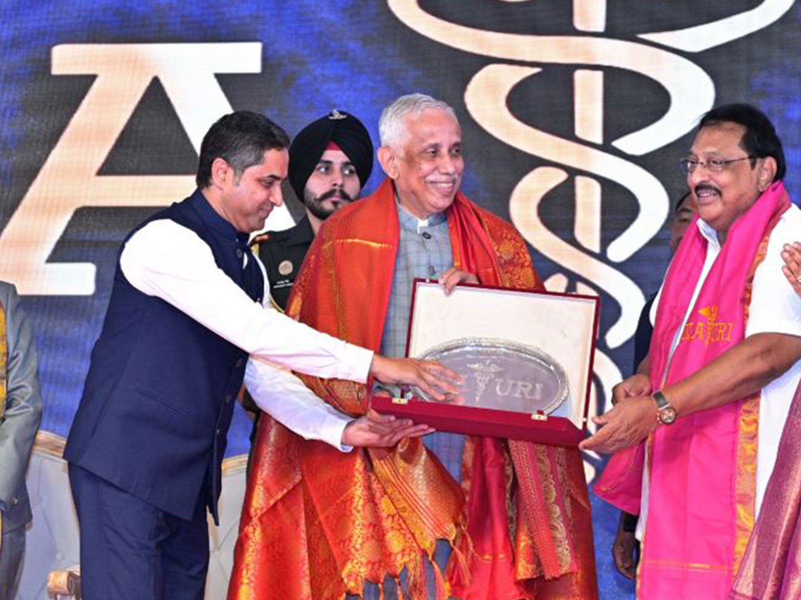 Andhra Pradesh Governor S Abdul Nazeer at 22nd Graduation Day celebrations of Katuri Medical College and Hospital. (Photo/ANI)