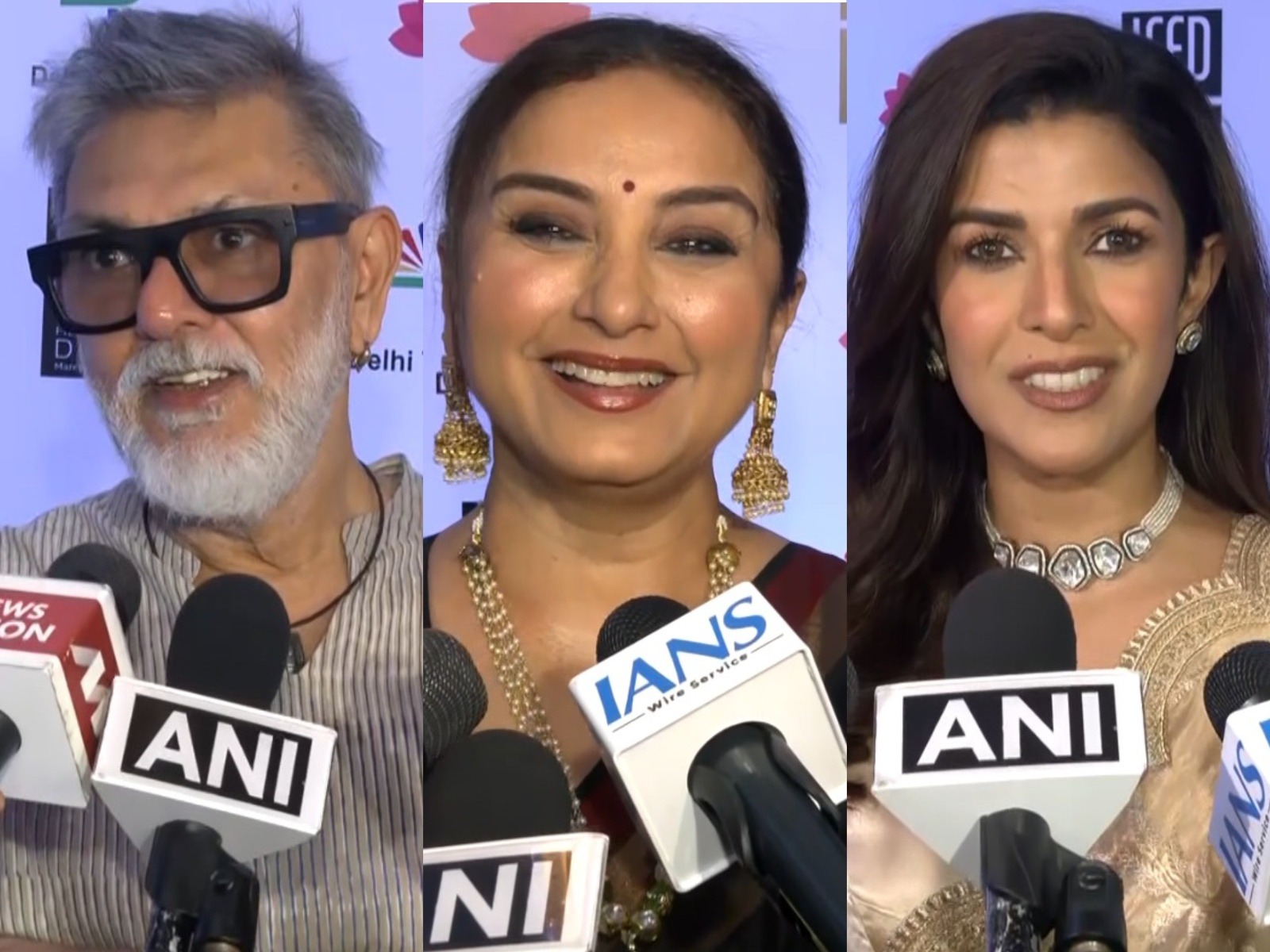Rakeysh Omprakash Mehra, Divya Dutta and Nimrat Kaur (Photo/ANI)