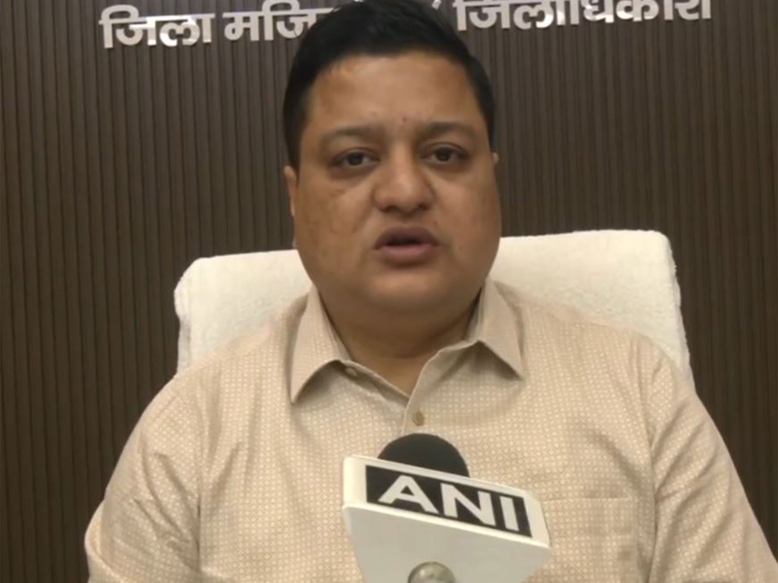 Ayodhaya DM Nikhil Tikaram Funde (Photo/ANI)