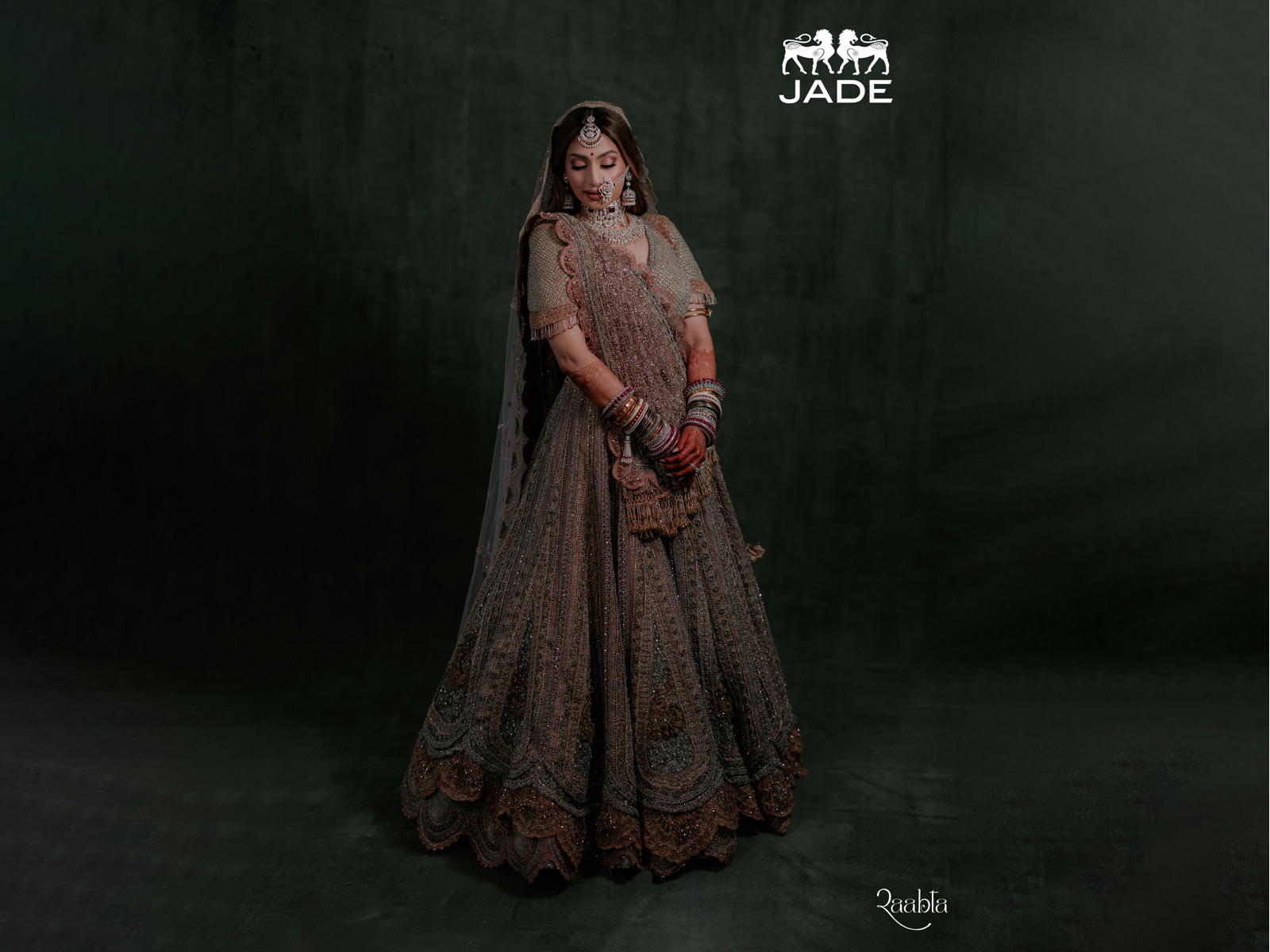 Monica Shah of JADE by MK creates a historic, no-fabric Lehenga worth 1 Crore for bride Shweana V Salgaocar 