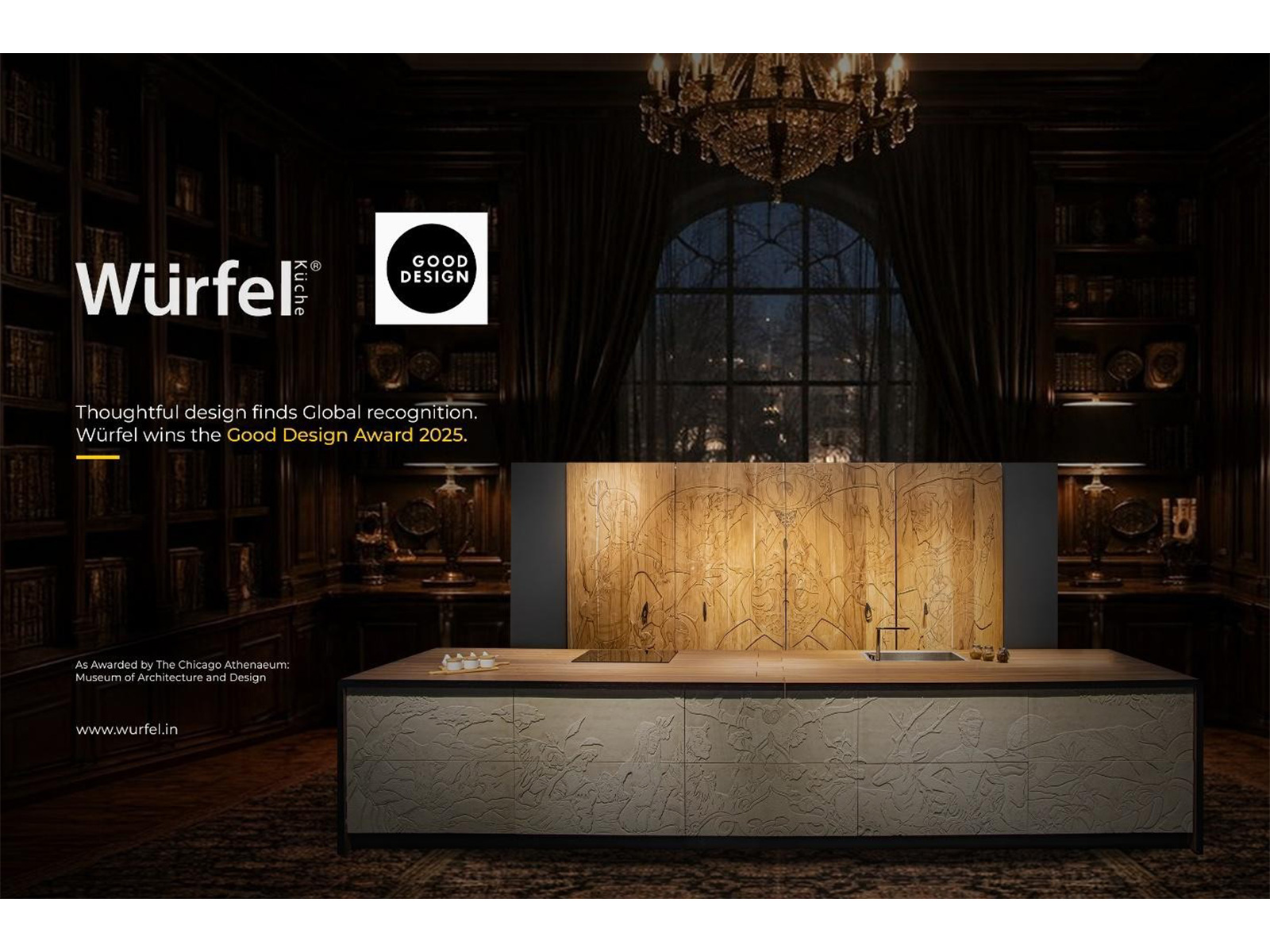 Wurfel Makes History as the First Indian Modular Kitchen Brand to Win the Prestigious Good Design Award