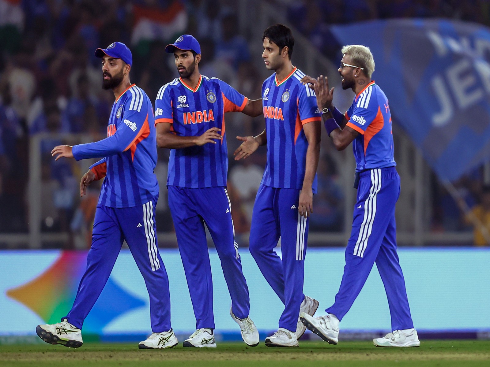 Indian players celebrating (Photo: ANI)