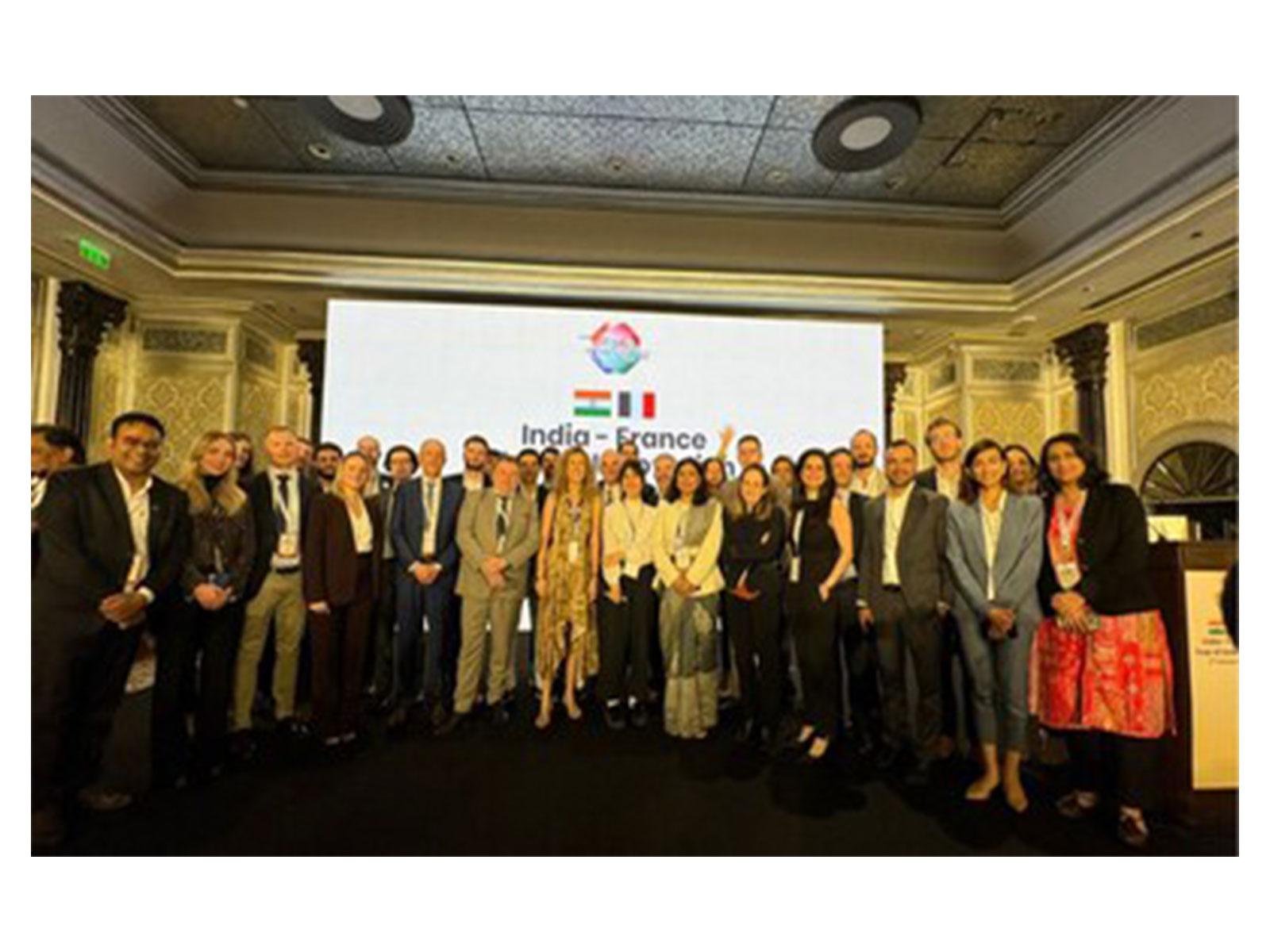 The delegation after the inauguration of the India-France Year of Innovation 2026
