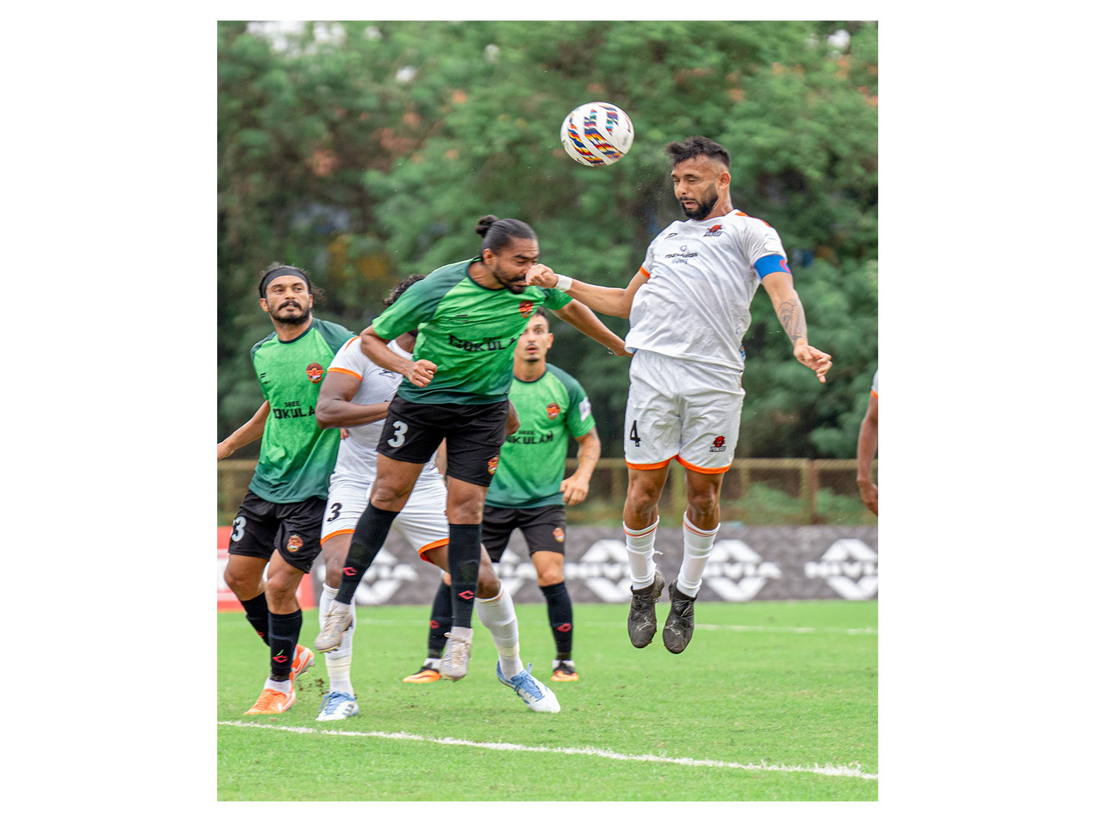 Gokulam Kerala FC players in action. (Photo/IFL) 