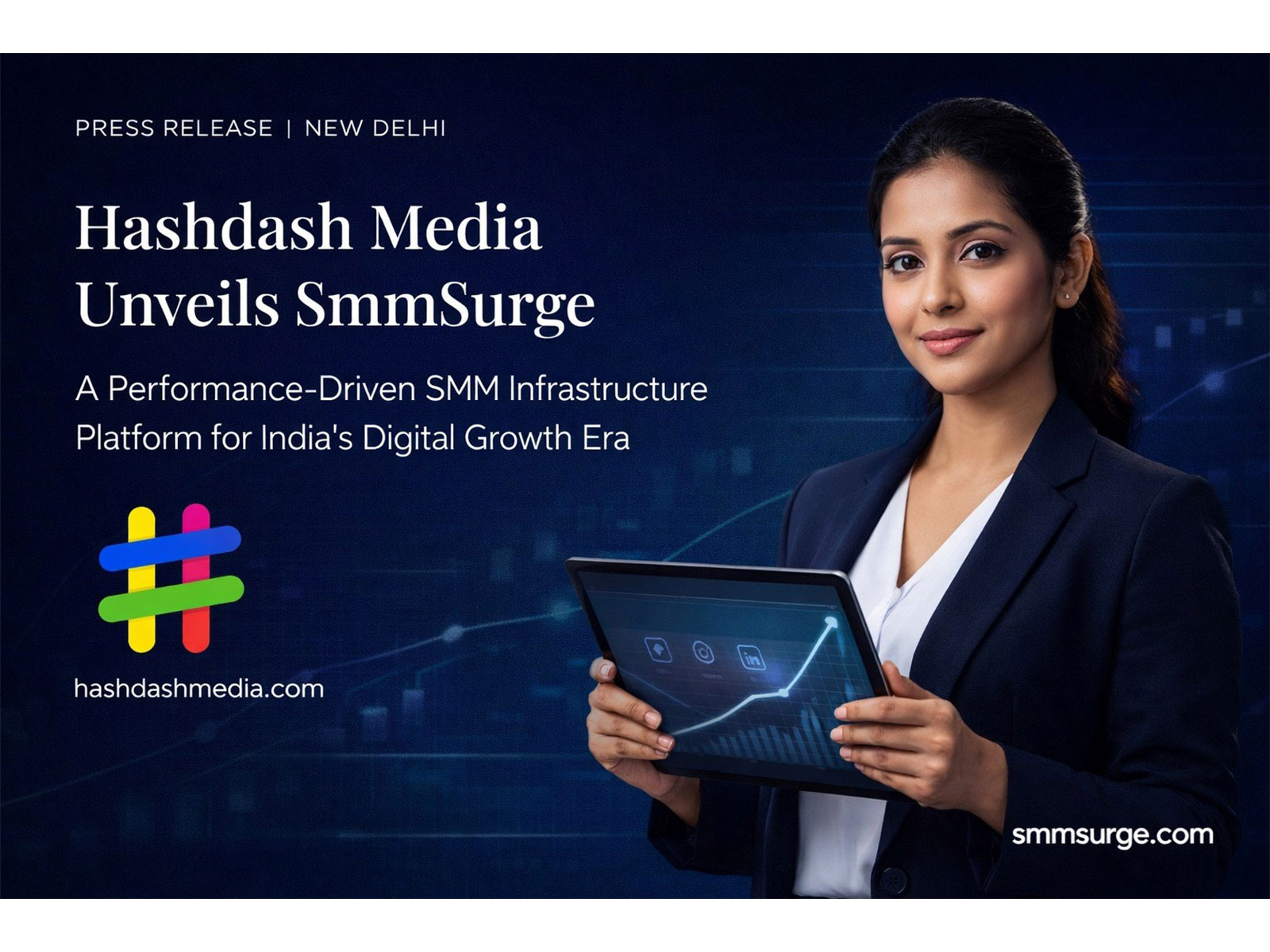 Hashdash Media Pvt Ltd Expands Digital Growth Portfolio with Launch of SmmSurge, a Performance-Driven SMM Panel for Indian Creators and Brands