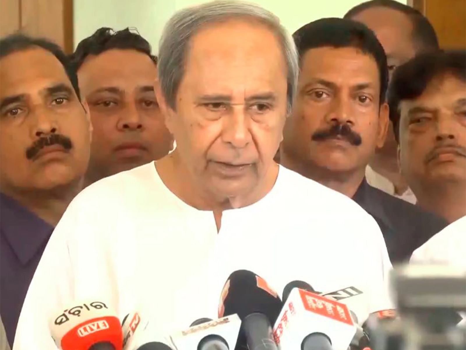 BJD chief and Odisha LoP Naveen Patnaik (Photo/ANI)