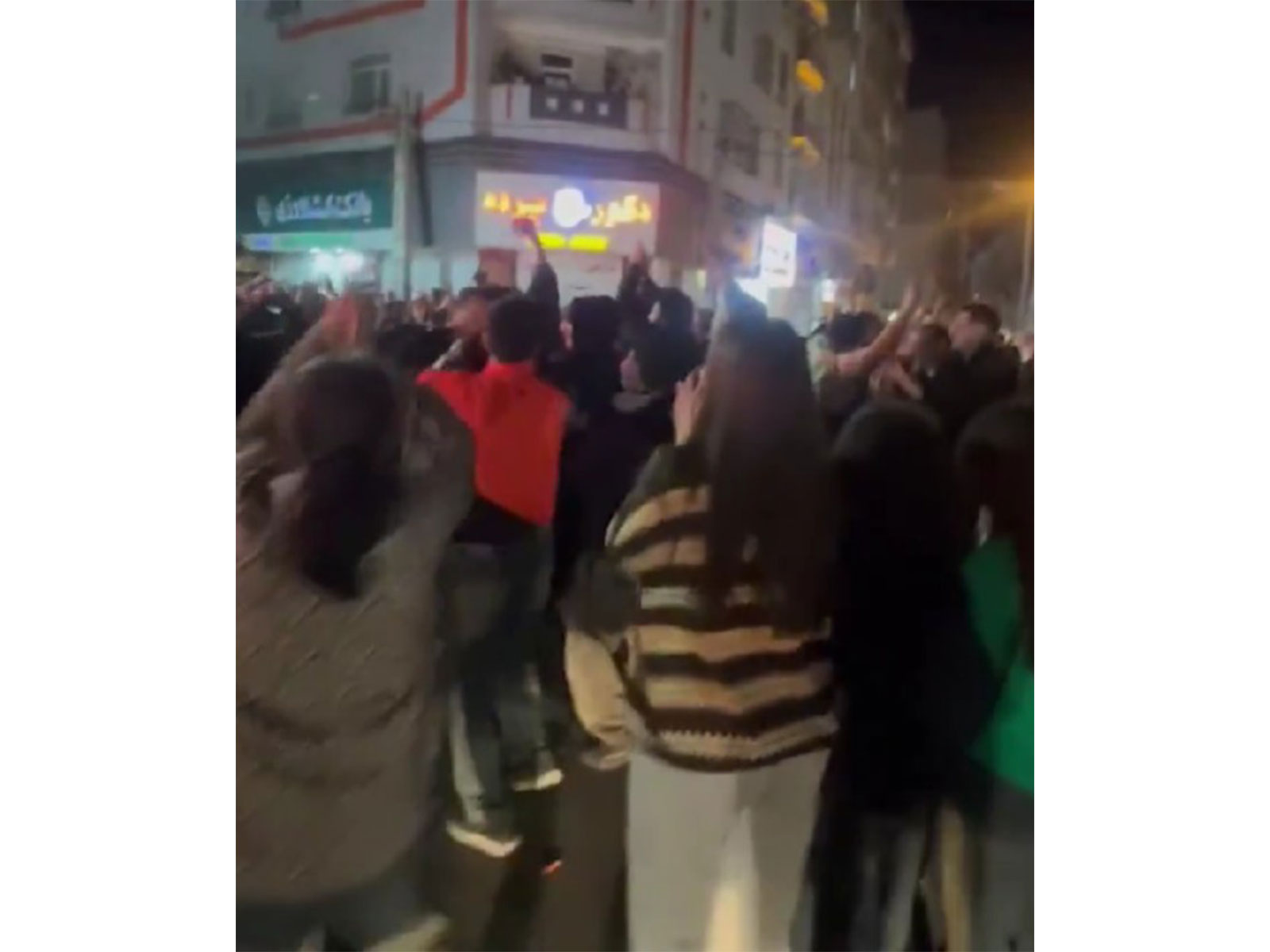 Screengrab of video of celebrations in Iran posted by former Israel spokesperson Eylon A Levy (Photo/Courtesy: @EylonALevy)