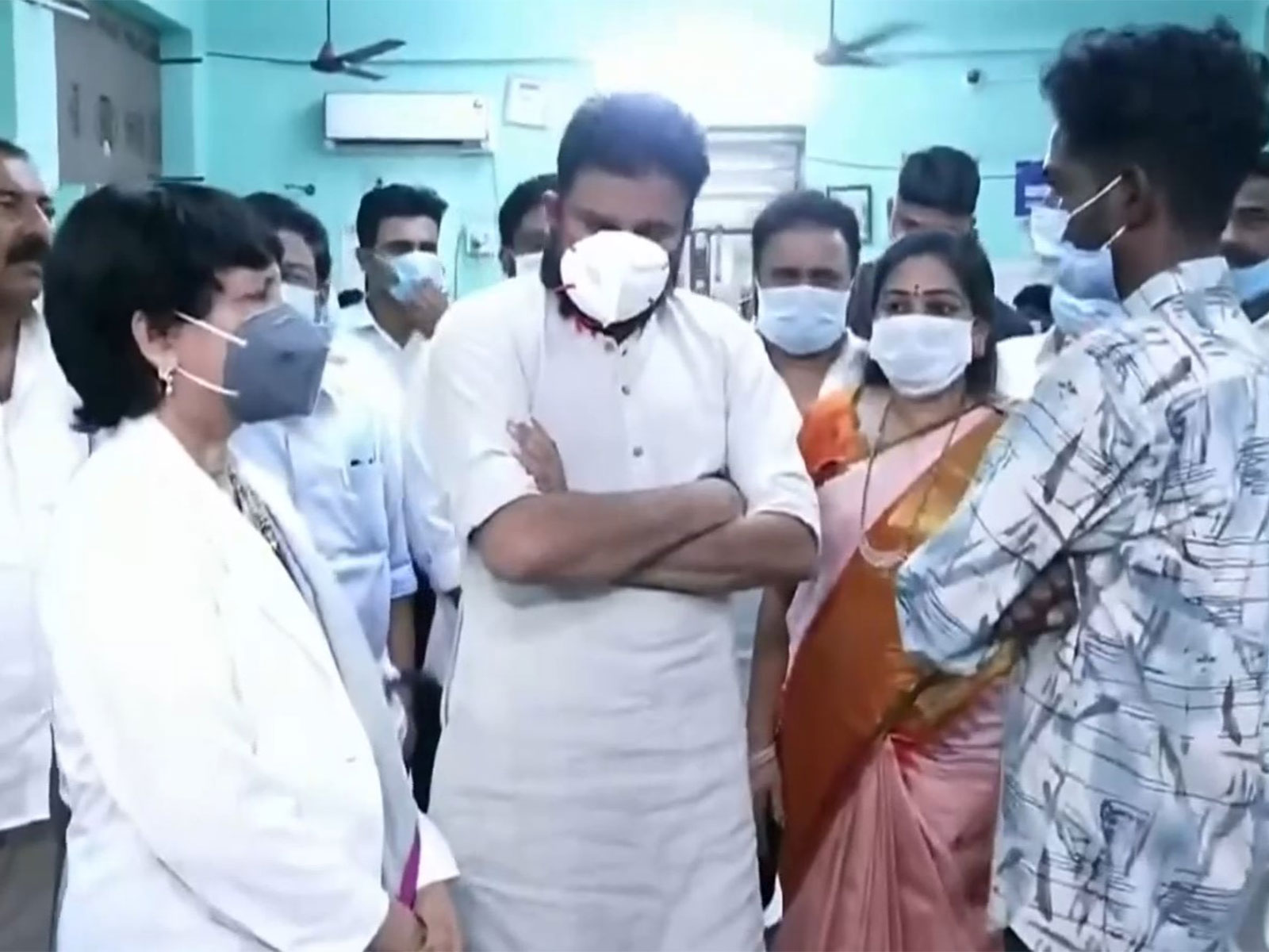 Visual from Government General Hospital (GGH) in Kakinada (Photo/ANI)