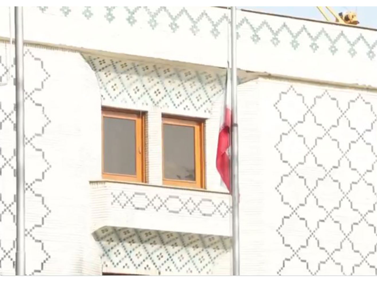 Visual from the Iranian Embassy in Delhi (Photo/ANI)