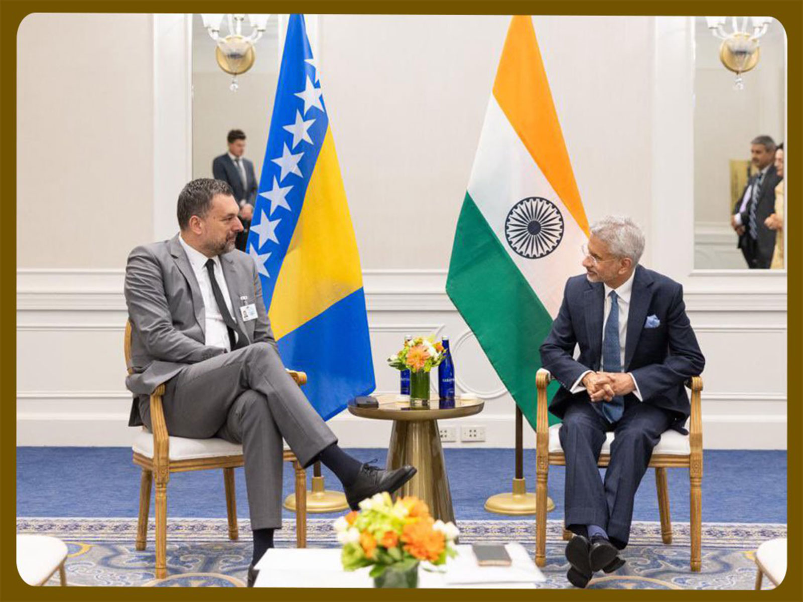 External Affairs Minister S Jaishankar with Bosnia and Herzegovina FM Elmedin Konakovic (Photo/X/@DrSJaishankar)