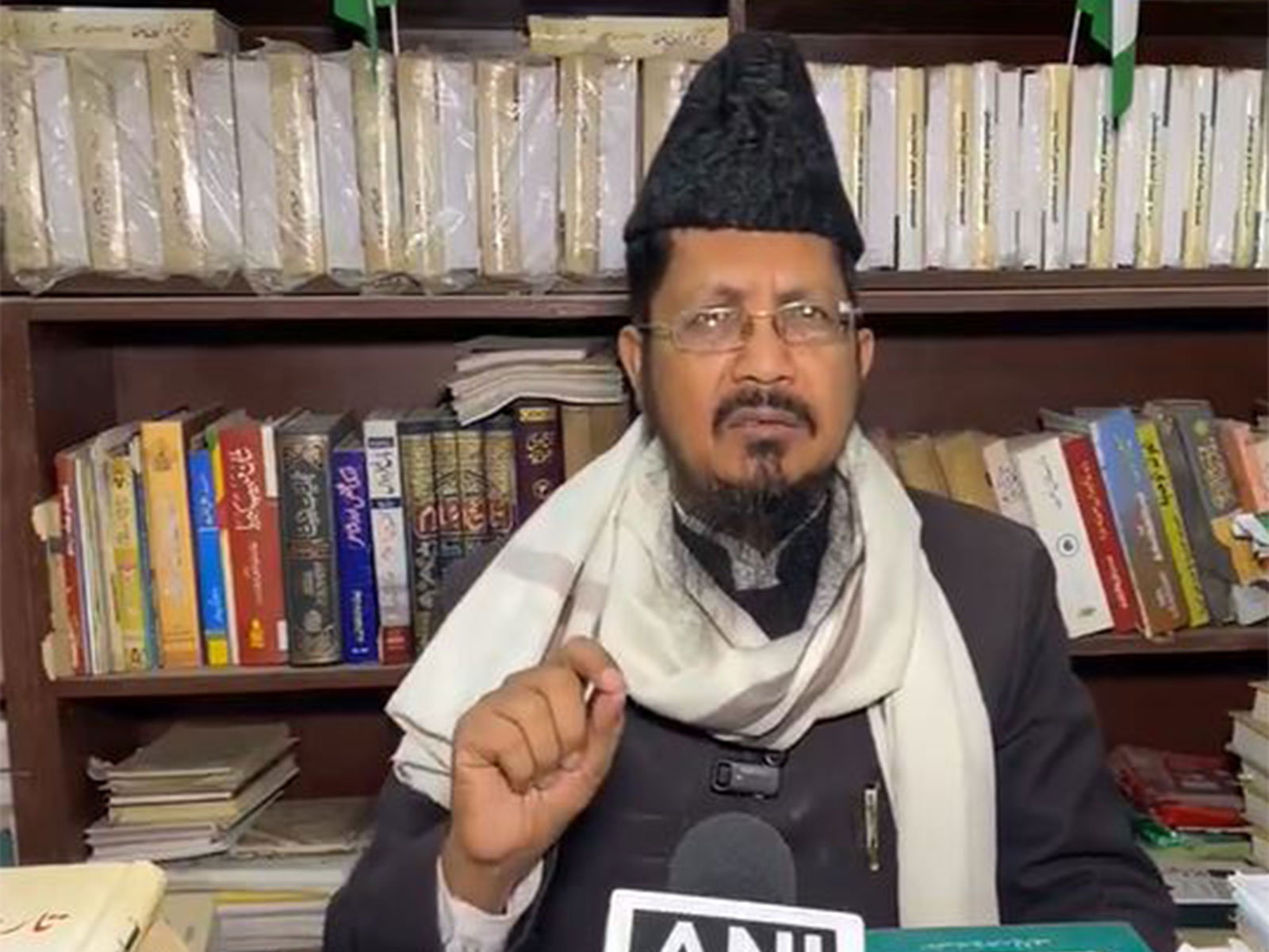 All India Muslim Jamaat National President Maulana Shahabuddin Razvi Barelvi (Photo/ANI)