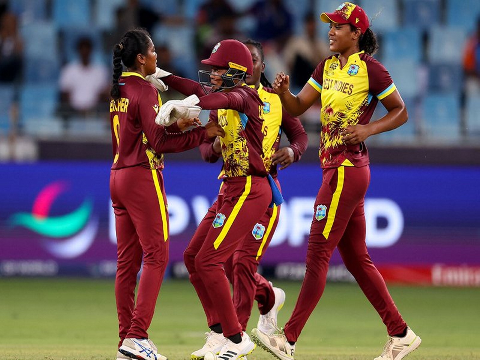 West Indies players celebrating (Photo: Cricket West Indies)