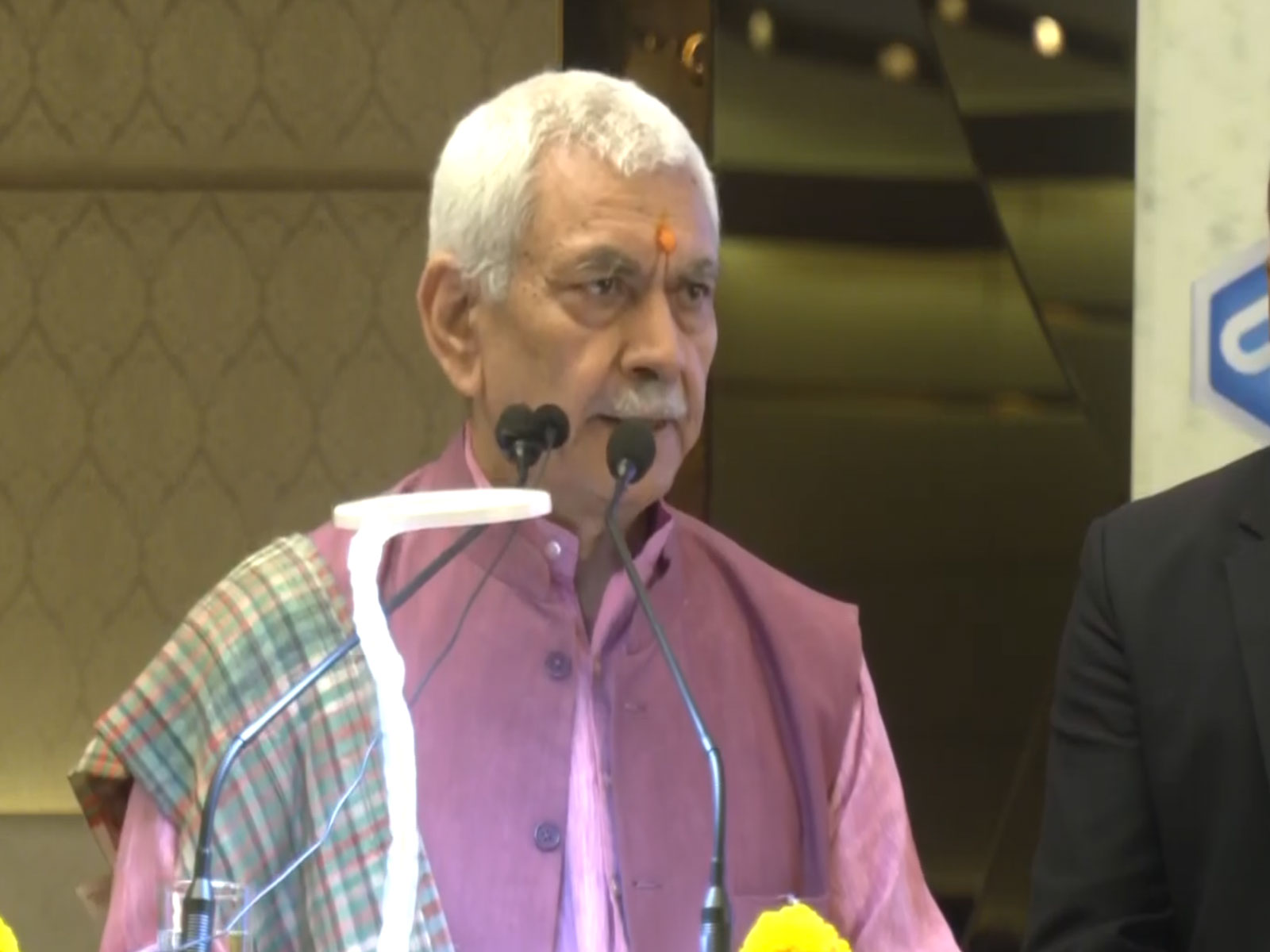 Jammu and Kashmir Lieutenant Governor Manoj Sinha (Photo/ANI)